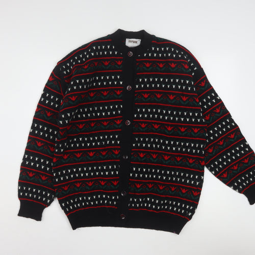 Nanook Men's Multicoloured Fair Isle Wool Cardigan L