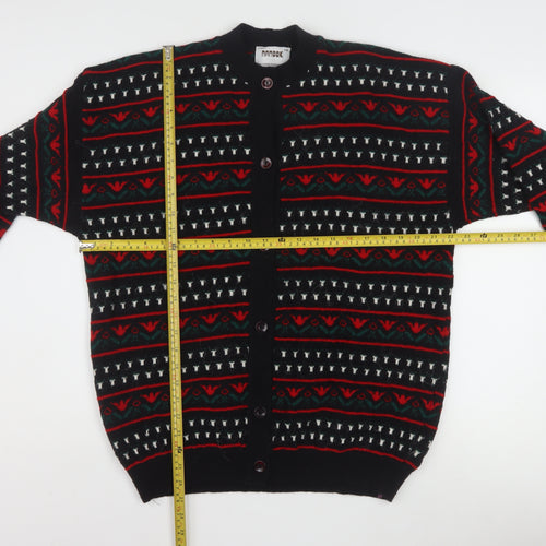 Nanook Men's Multicoloured Fair Isle Wool Cardigan L