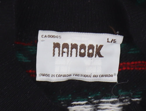 Nanook Men's Multicoloured Fair Isle Wool Cardigan L