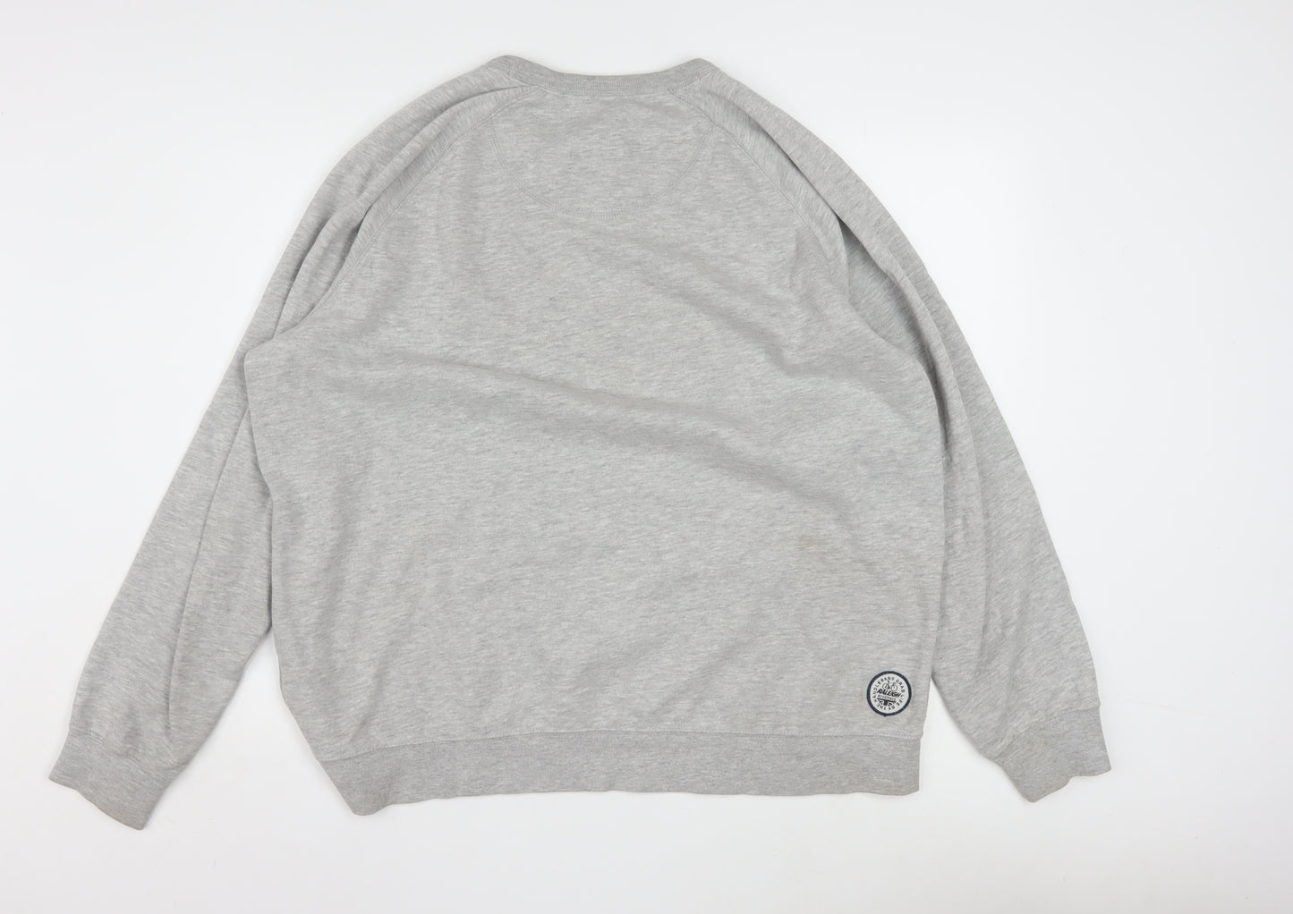 FatFace Men's Grey Raleigh Cycling Graphic Pullover Sweatshirt XL