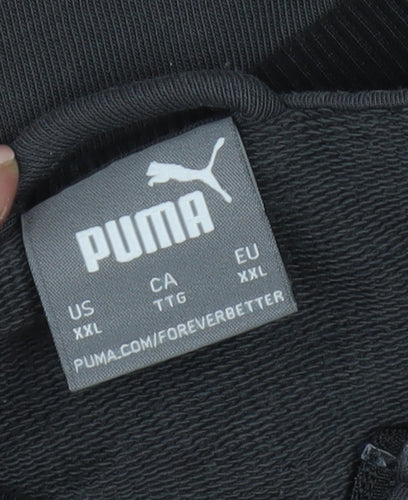 Puma Men’s Black Manchester City Bomber Jacket 2XL Full Zip