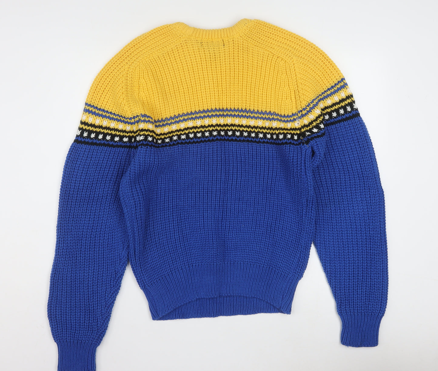 Claybrooke Men's Multicoloured Chunky Knit Acrylic Jumper M
