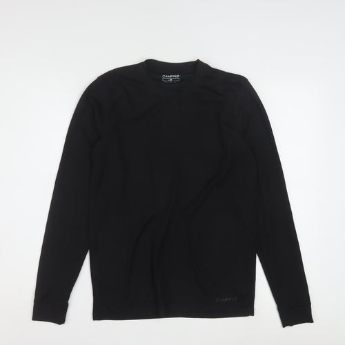 Campri Men's Black Long Sleeve Athletic Quick Dry Top M