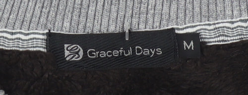 Graceful Days Men's Brown Fair Isle Knit Jumper M