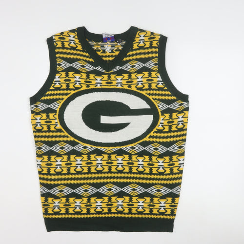 Team NFL Men’s Multicoloured Acrylic Knit Sleeveless Vest M