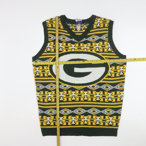 Team NFL Men’s Multicoloured Acrylic Knit Sleeveless Vest M