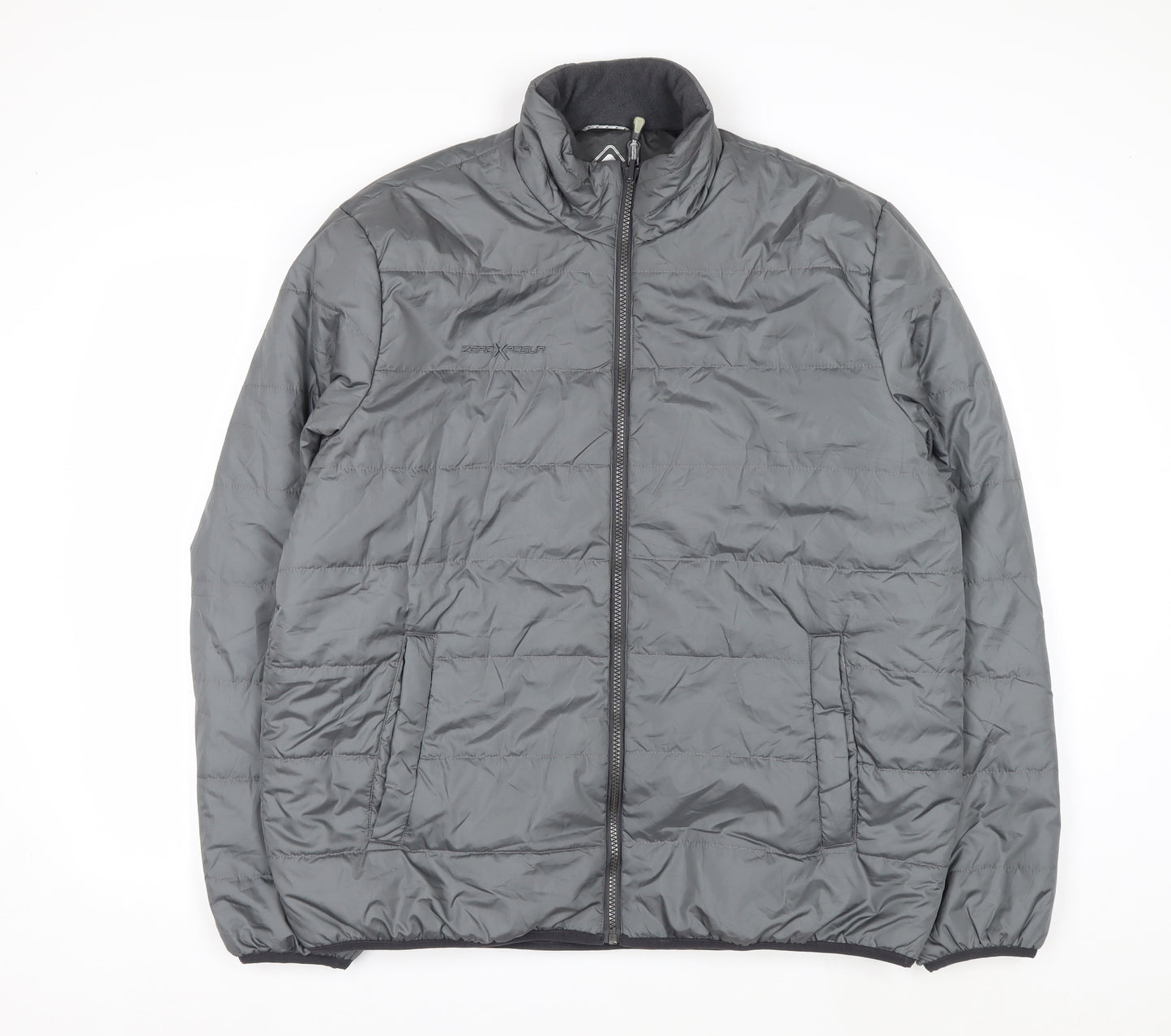ZeroXposur Men's Grey L Insulated Puffer Jacket Winter Coat