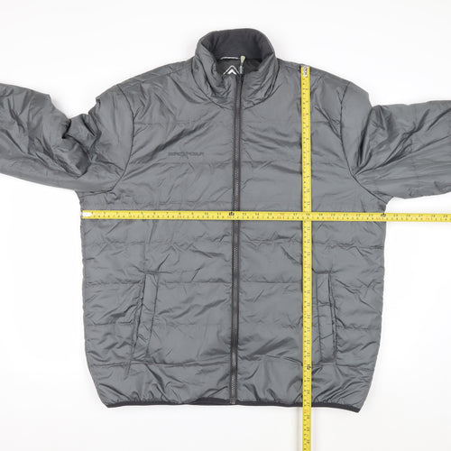 ZeroXposur Men's Grey L Insulated Puffer Jacket Winter Coat