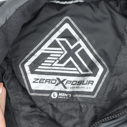 ZeroXposur Men's Grey L Insulated Puffer Jacket Winter Coat