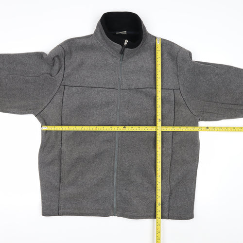 Greygoose Men’s Grey Full Zip Microfleece Sweatshirt L