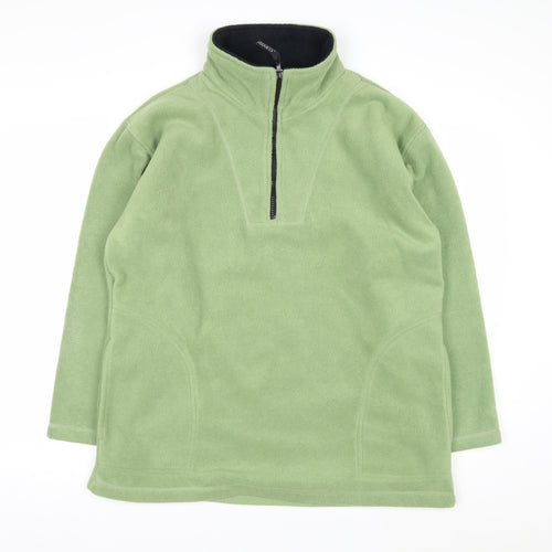 Nuggets Classic Collection Green Fleece 1/2 Zip Pullover Sweatshirt S/M