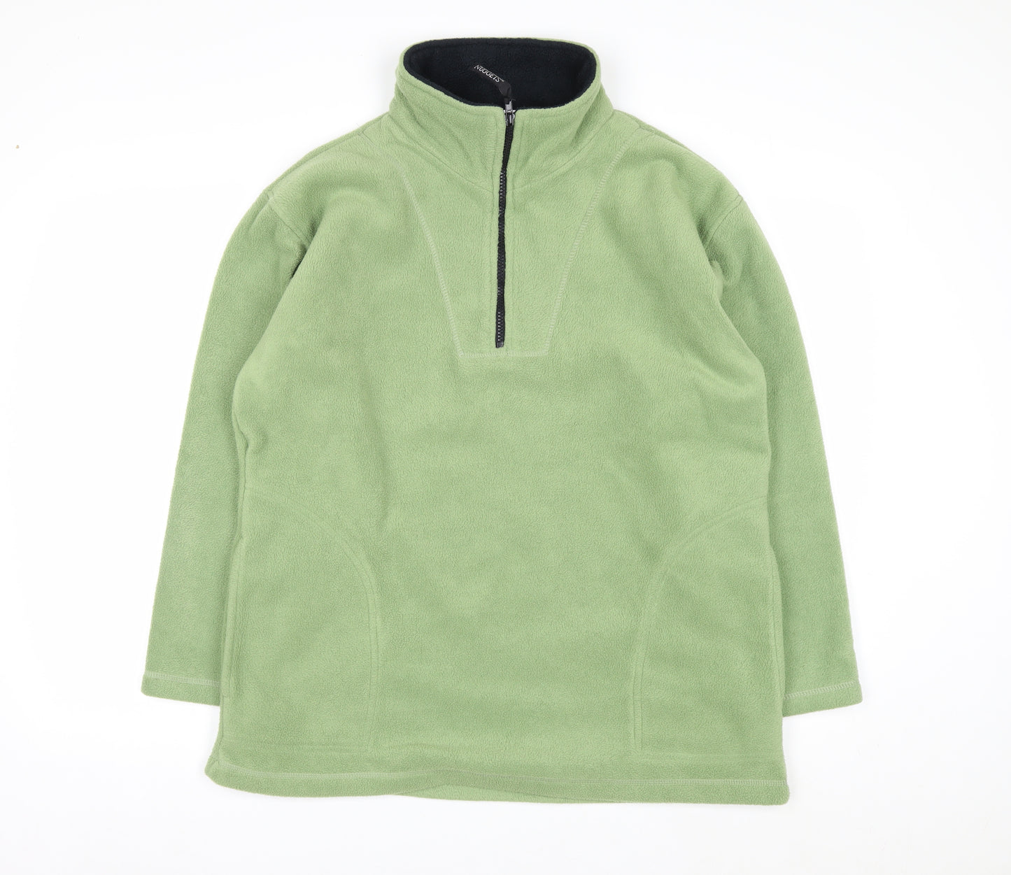Nuggets Classic Collection Green Fleece 1/2 Zip Pullover Sweatshirt S/M