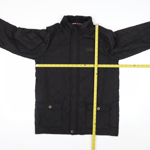 Regatta Women’s Black Quilted Jacket 34in Classic Mid-Length Polyester