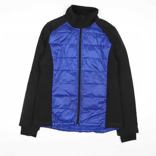 Athletic Works Women's Blue Softshell Jacket Size M Full Zip