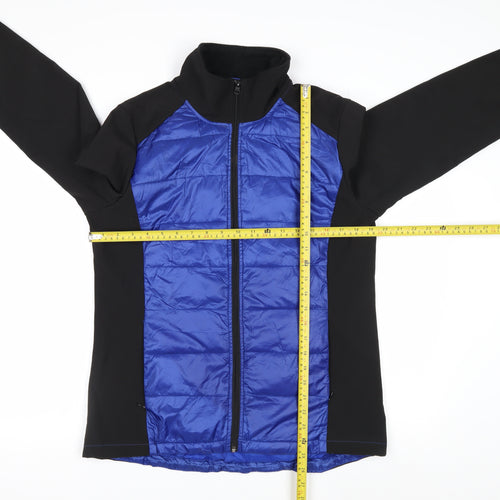 Athletic Works Women's Blue Softshell Jacket Size M Full Zip