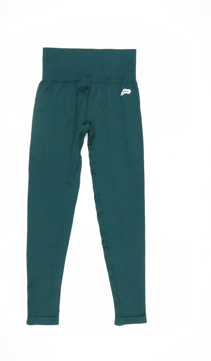 Pursue Fitness Women’s Green Seamless Leggings Size Small