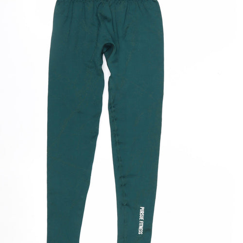 Pursue Fitness Women’s Green Seamless Leggings Size Small