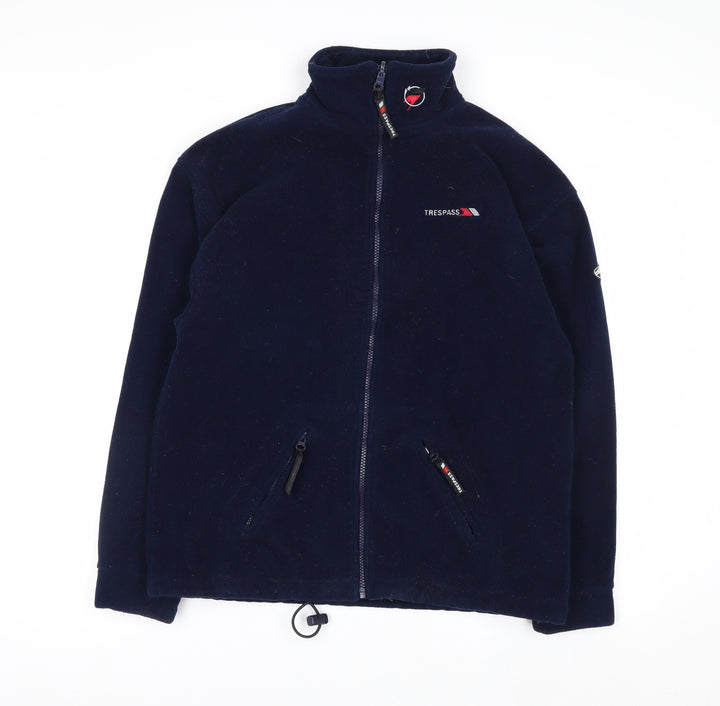 Trespass Men's Blue Full Zip Fleece Sweatshirt Size S Outdoor Jacket