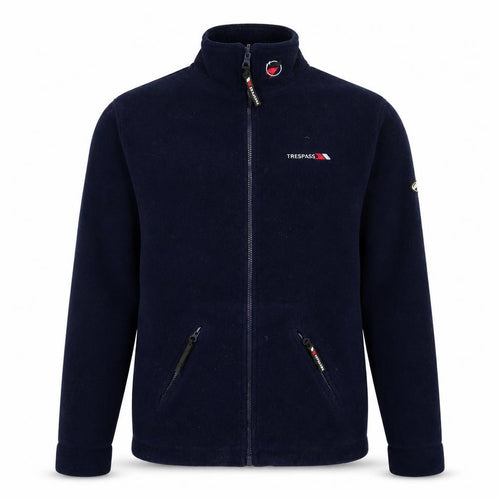 Trespass Men's Blue Full Zip Fleece Sweatshirt Size S Outdoor Jacket