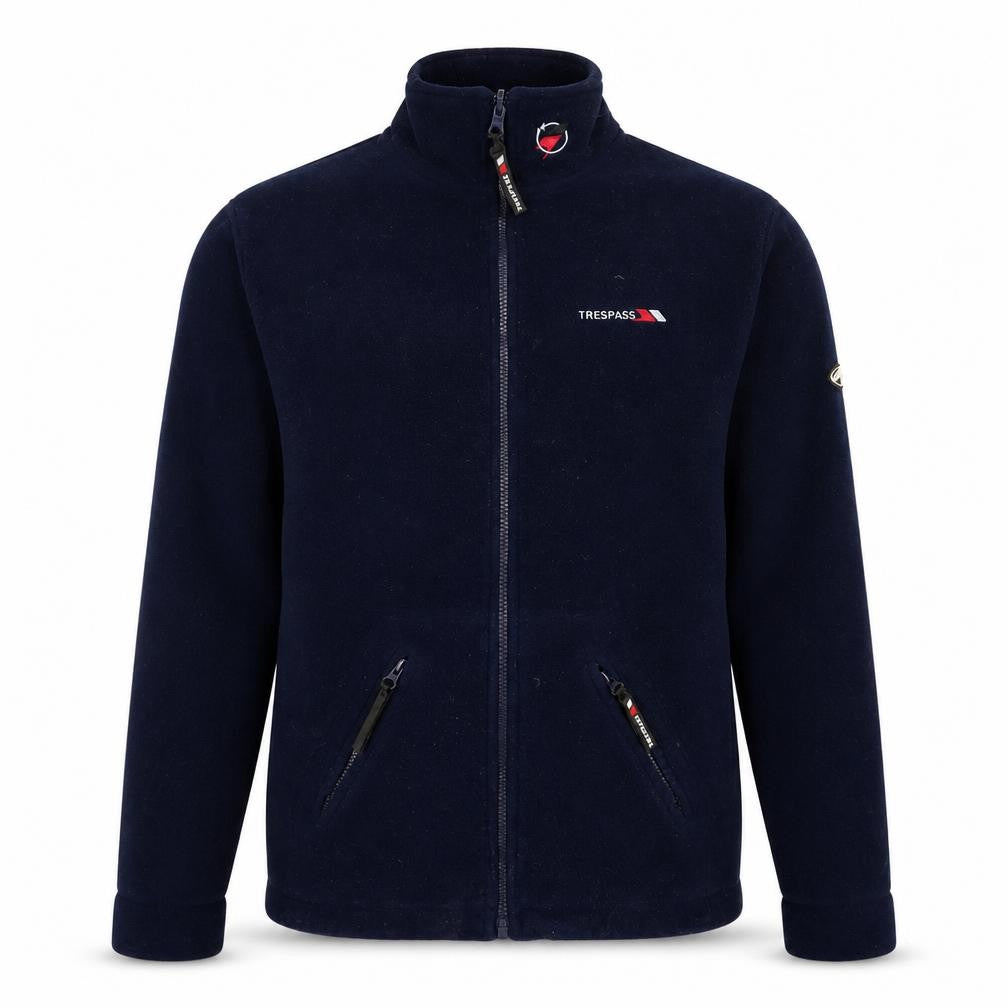 Trespass Men's Blue Full Zip Fleece Sweatshirt Size S Outdoor Jacket