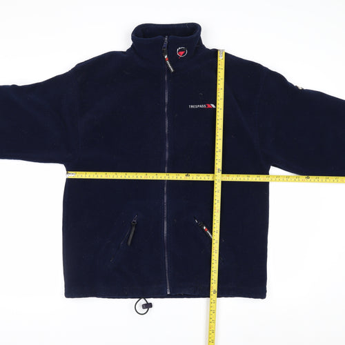 Trespass Men's Blue Full Zip Fleece Sweatshirt Size S Outdoor Jacket