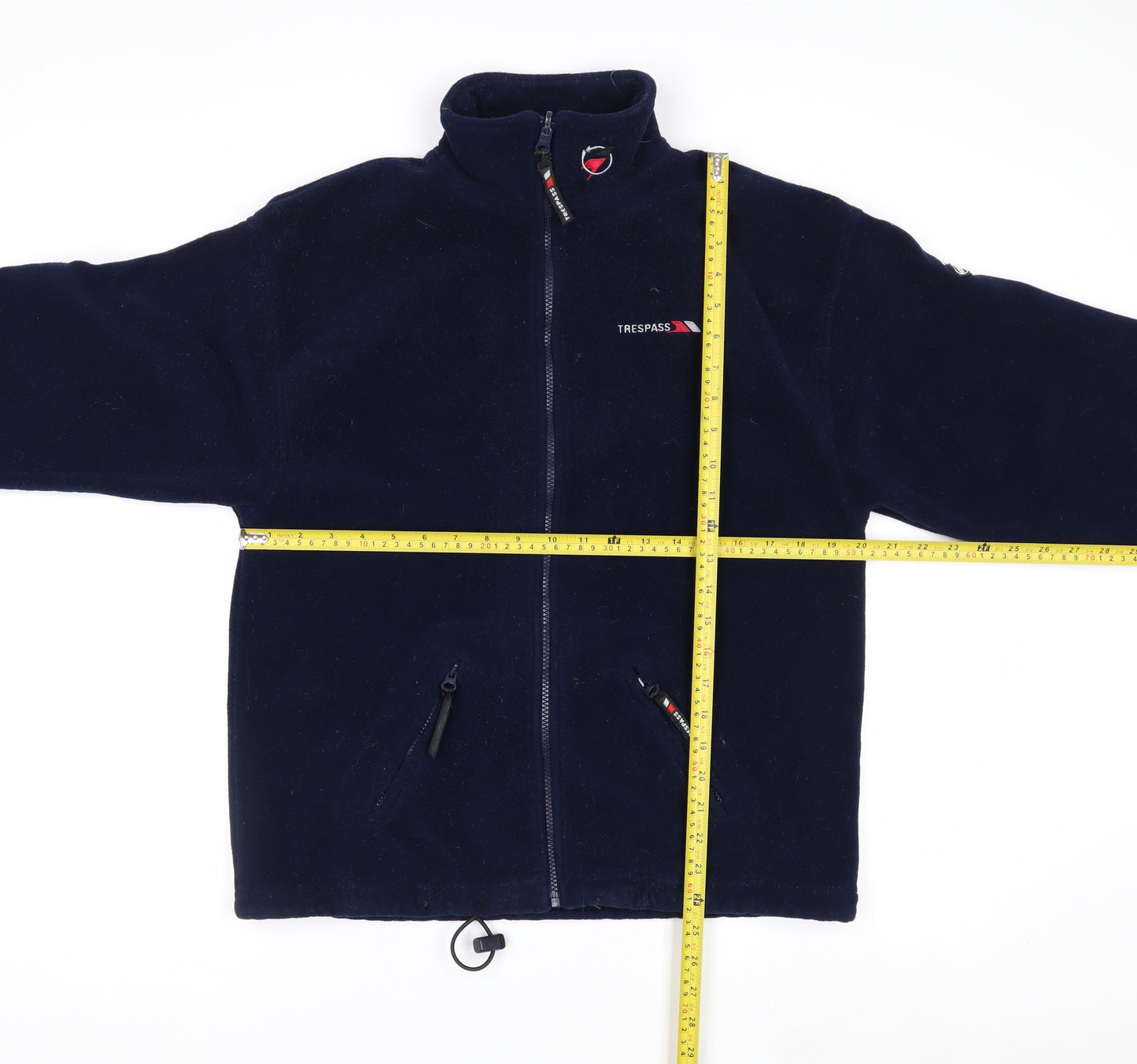 Trespass Men's Blue Full Zip Fleece Sweatshirt Size S Outdoor Jacket