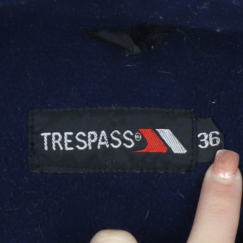 Trespass Men's Blue Full Zip Fleece Sweatshirt Size S Outdoor Jacket
