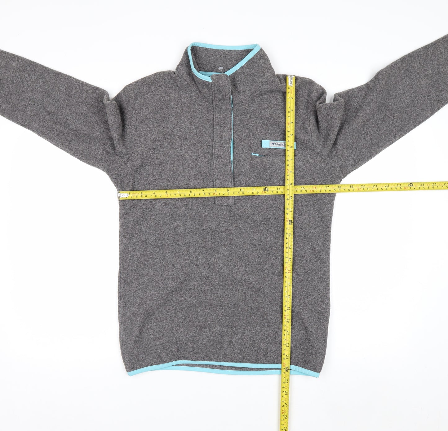Columbia Women’s Grey Fleece Pullover Sweatshirt Small