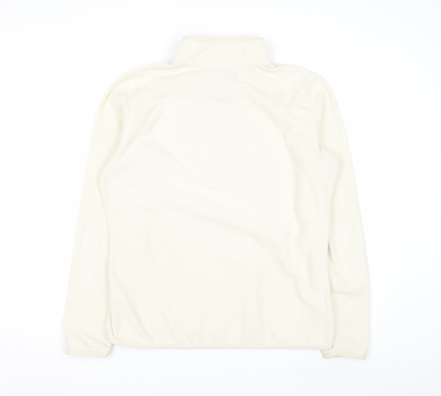 The North Face Women Ivory Fleece Pullover Sweatshirt XL Warm Zip Neck