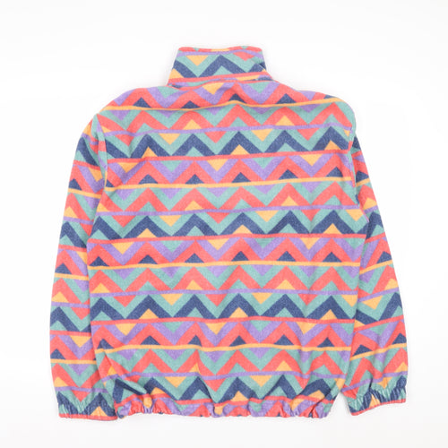 H&L Womens Multicoloured Fleece Pullover Sweatshirt Small