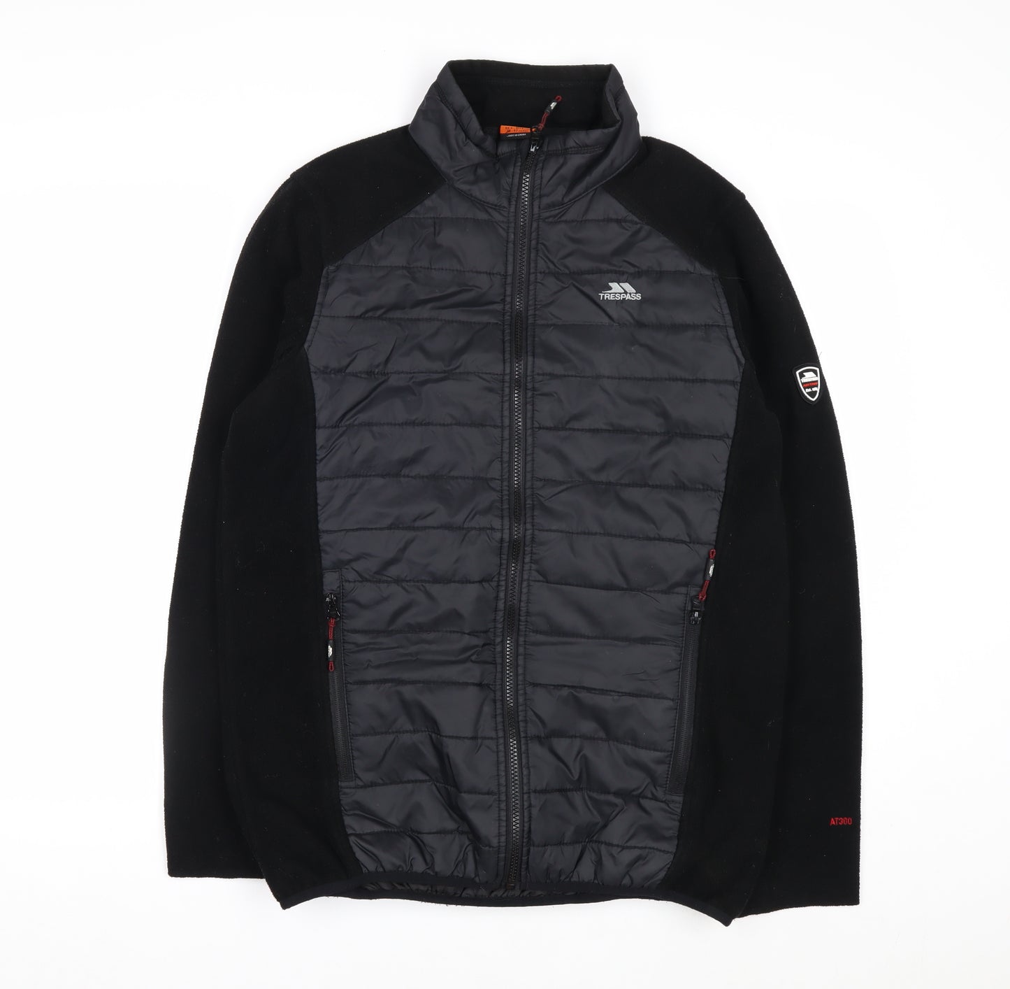 Trespass Men's Black M Fleece Puffer Jacket Outdoor Winter