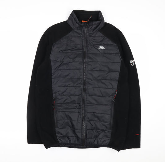 Trespass Men's Black M Fleece Puffer Jacket Outdoor Winter