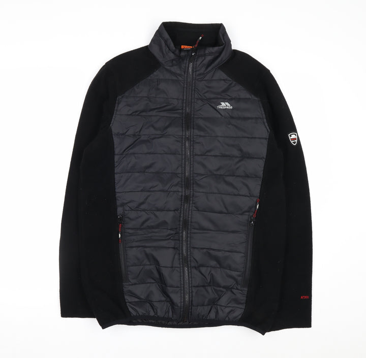 Trespass Men's Black M Fleece Puffer Jacket Outdoor Winter