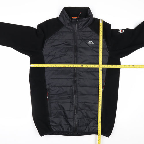 Trespass Men's Black M Fleece Puffer Jacket Outdoor Winter