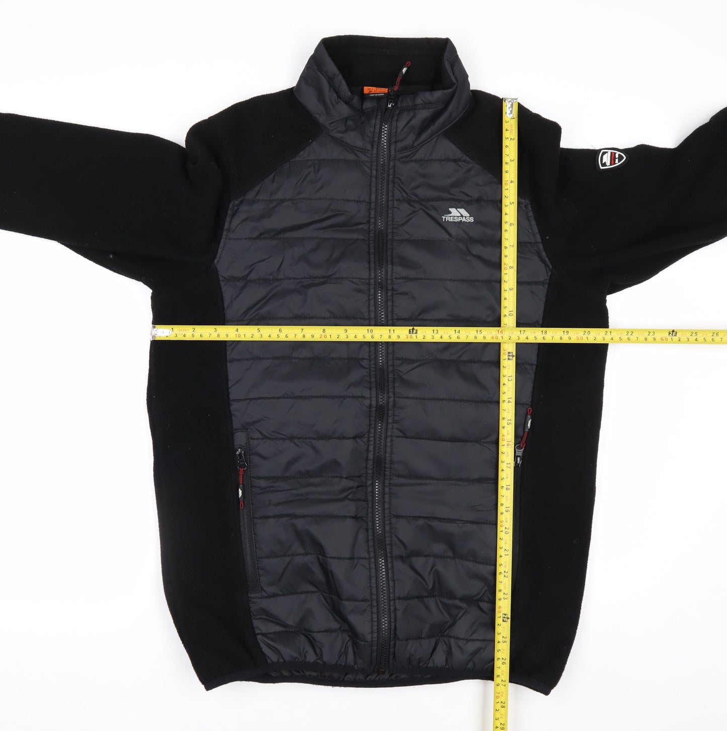 Trespass Men's Black M Fleece Puffer Jacket Outdoor Winter
