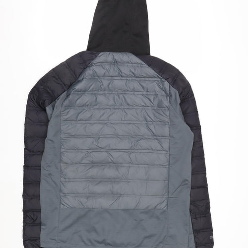Gerry Men's Grey Hooded Puffer Jacket M Winter Down Outdoor