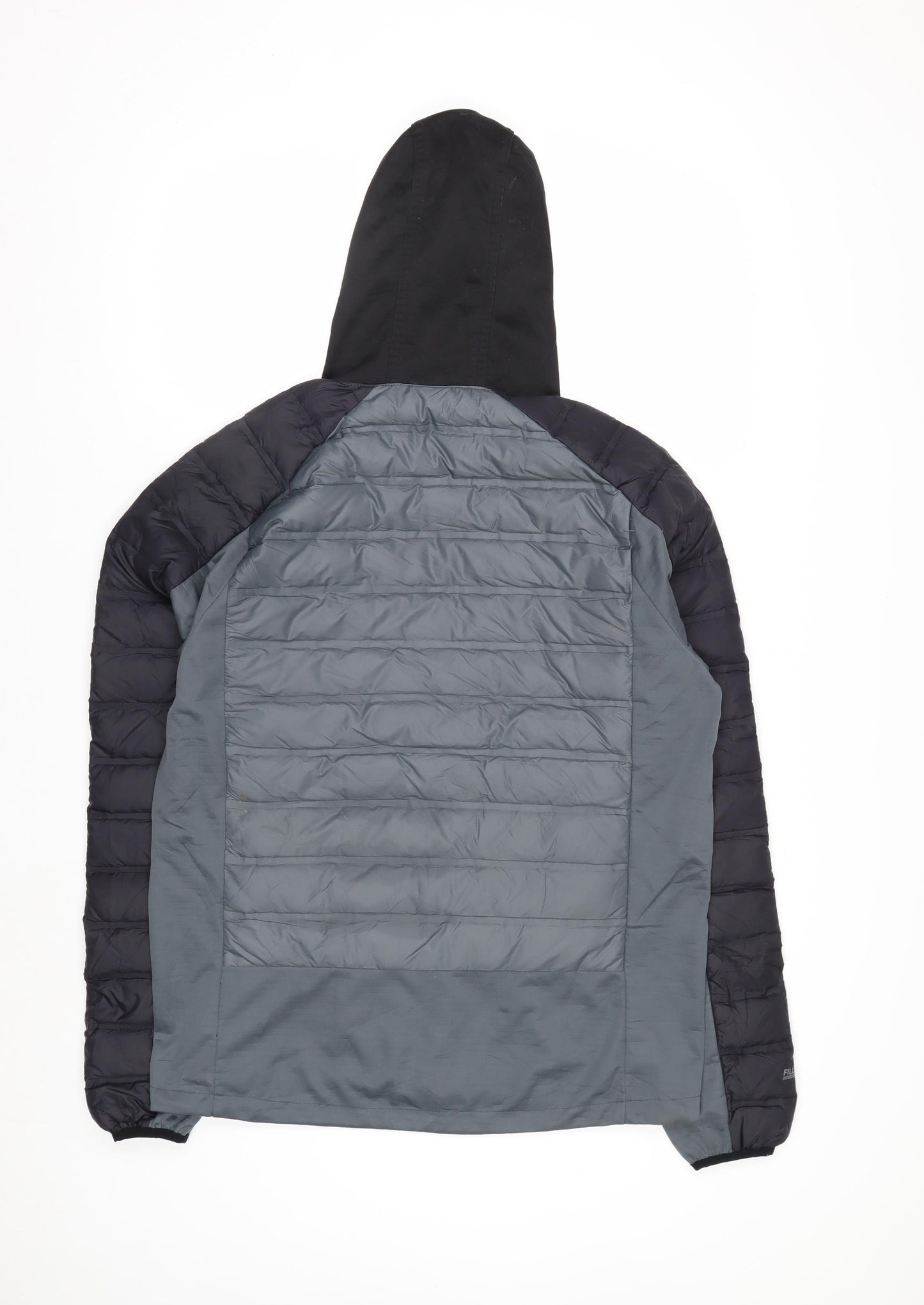 Gerry Men's Grey Hooded Puffer Jacket M Winter Down Outdoor