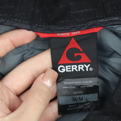 Gerry Men's Grey Hooded Puffer Jacket M Winter Down Outdoor