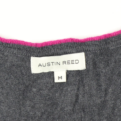 Austin Reed Women’s Grey Argyle Sleeveless Knit Vest M