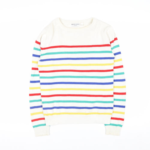 Brave Soul Women's Multicoloured Stripe Cotton Jumper Size S