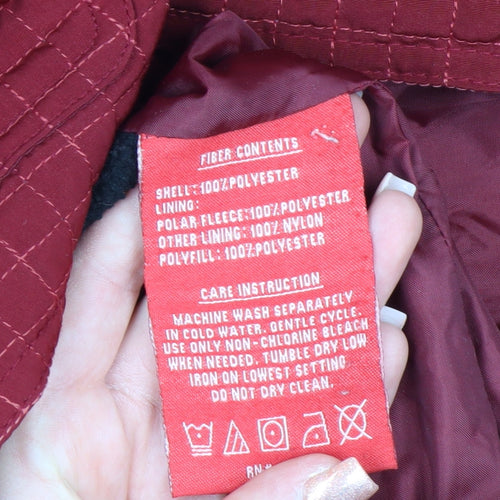 Esprit Women's Red Quilted Mid-Length Jacket Size S