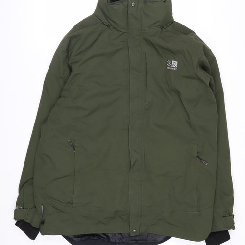 Karrimor Men's Green Waterproof Hooded Parka Jacket XL