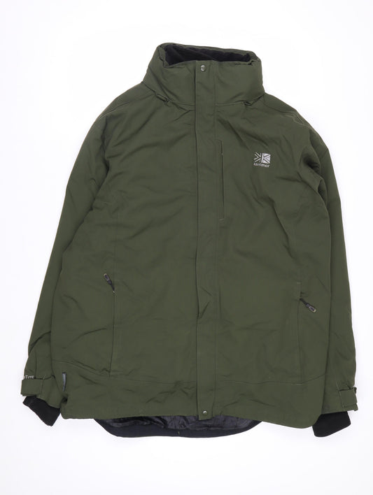 Karrimor Men's Green Waterproof Hooded Parka Jacket XL
