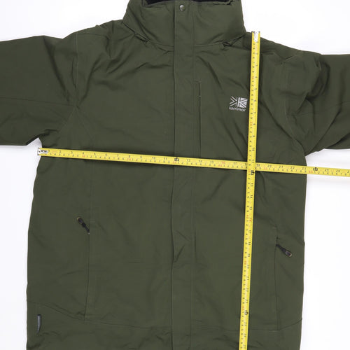 Karrimor Men's Green Waterproof Hooded Parka Jacket XL