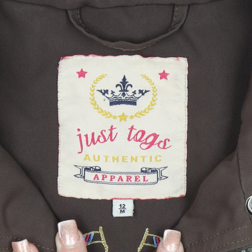 Just Togs Womens Brown Softshell Equestrian Jacket Size 12