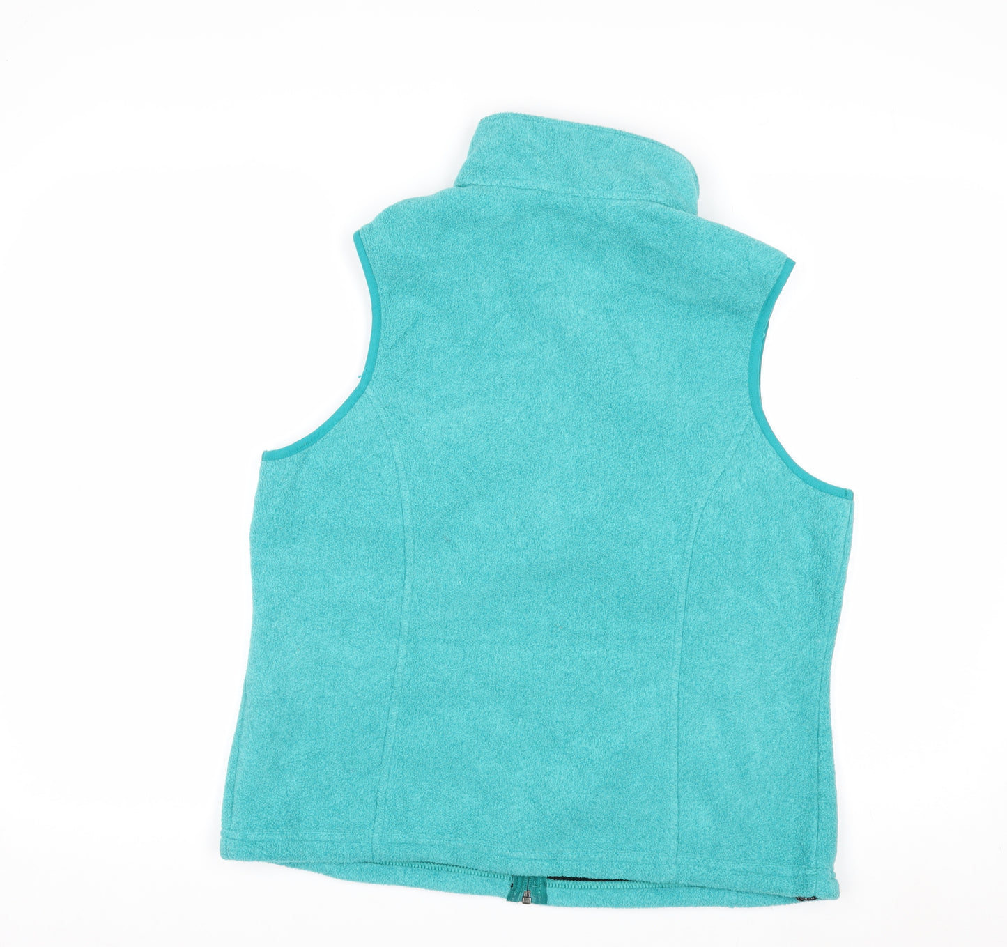 L.L. Bean Women's Blue Fleece Waistcoat Bodywarmer M Petites