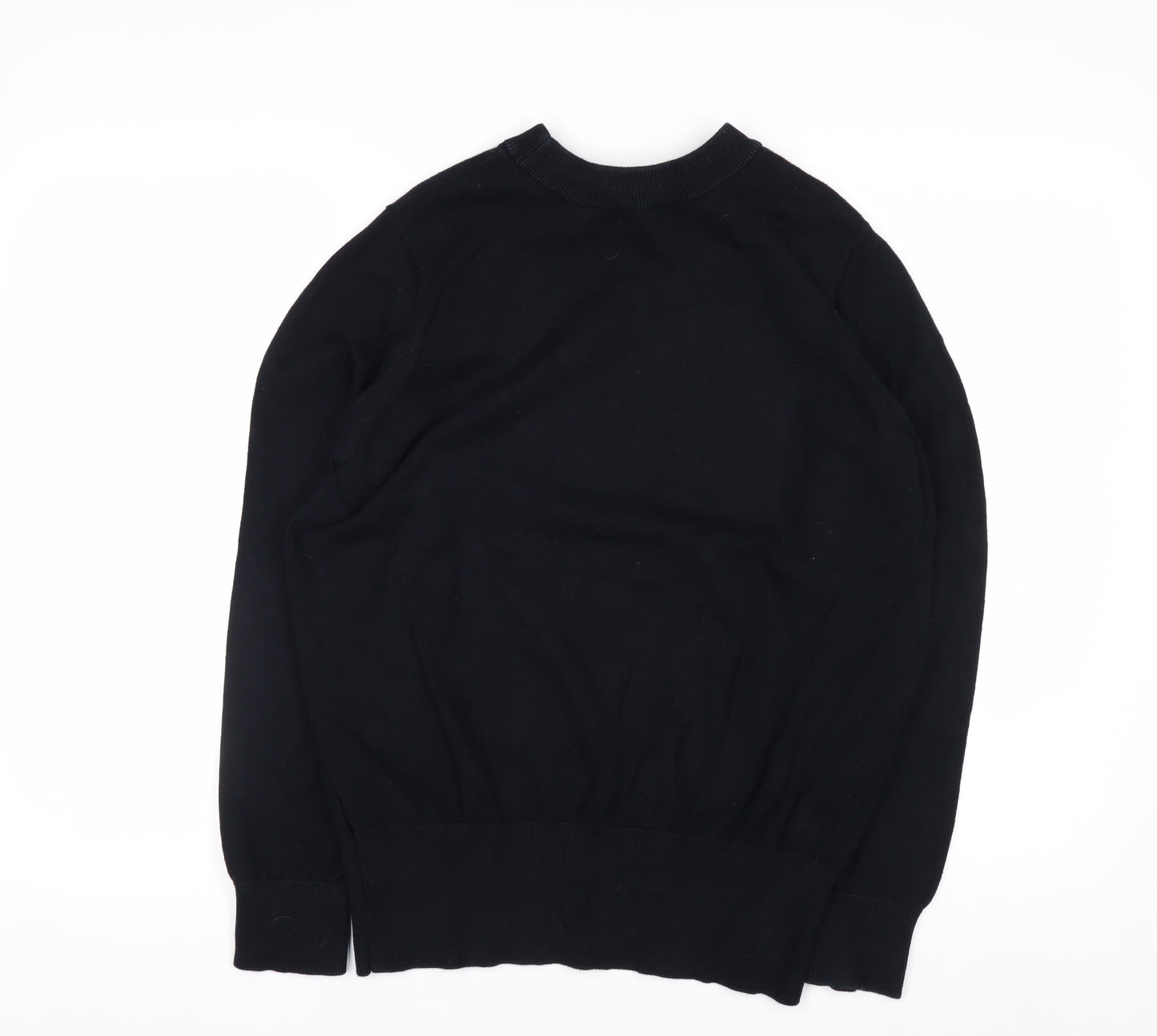 Joanie Women's Black Lightning Pullover Jumper Medium Knit Cotton
