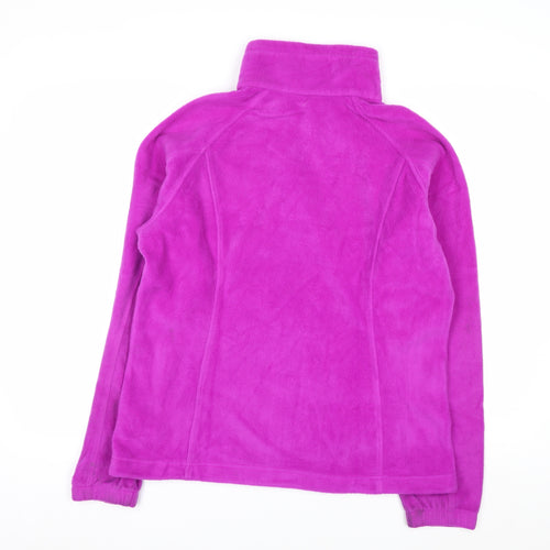 Columbia Women’s Pink Full Zip Fleece Sweatshirt L Warm Outdoor