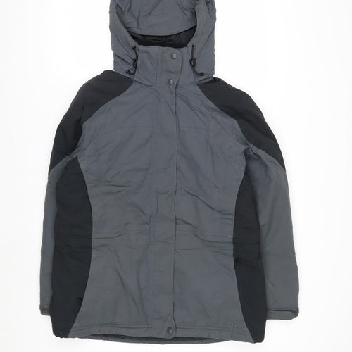 L.L.Bean Men's Grey Hooded Waterproof Insulated Parka Jacket M