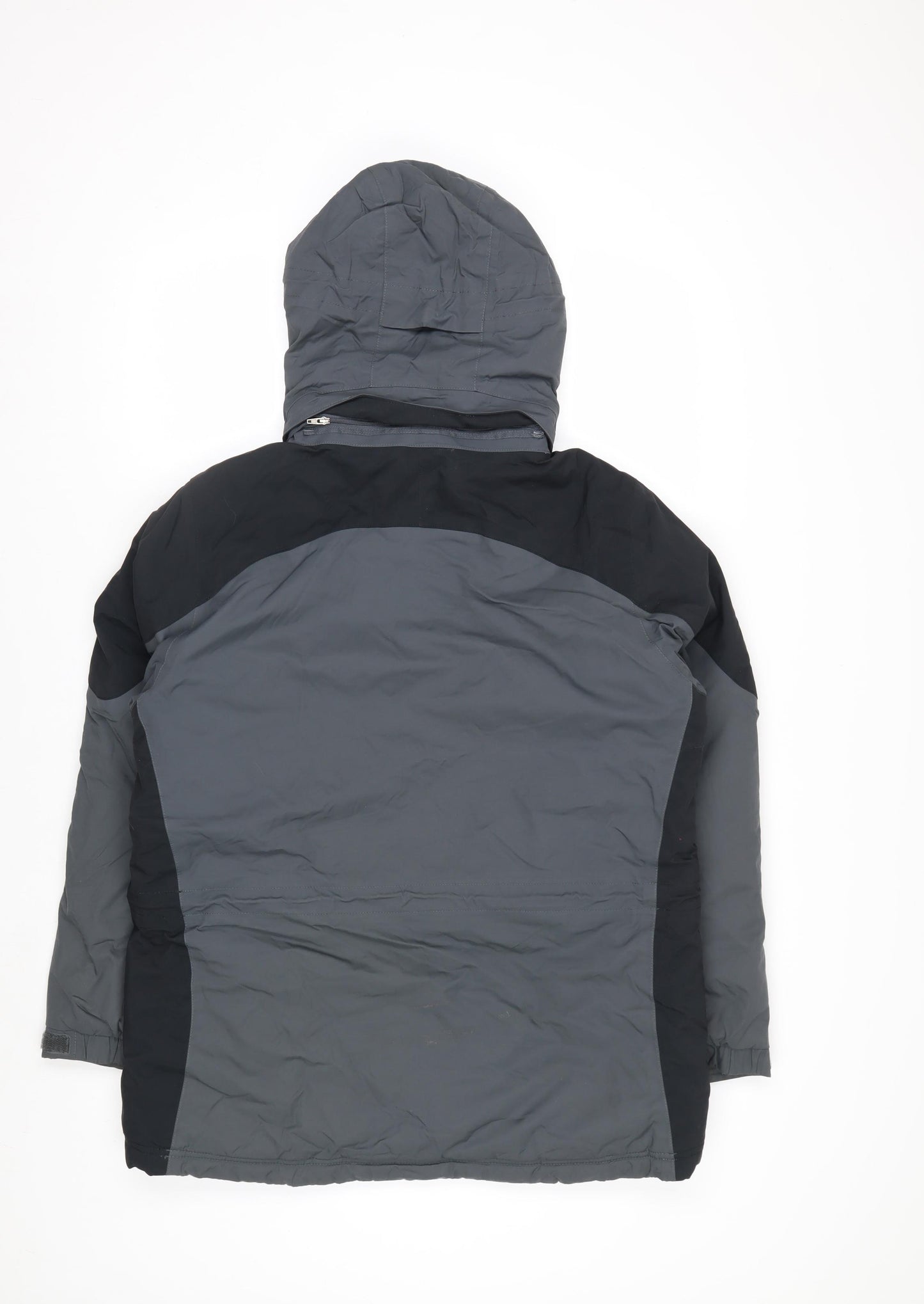 L.L.Bean Men's Grey Hooded Waterproof Insulated Parka Jacket M